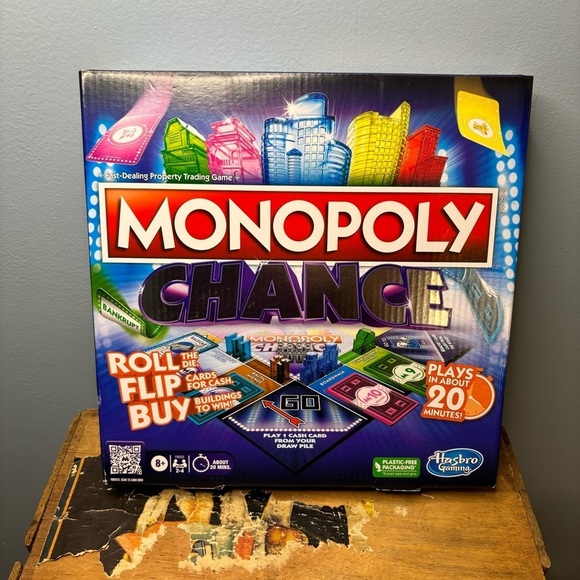 NEW Monopoly Chance: Exciting Strategy Board Game for Family & Friends - Picture 1 of 3